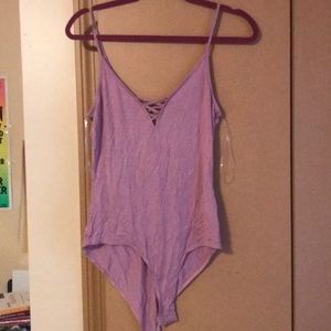 Pink bodysuit size medium